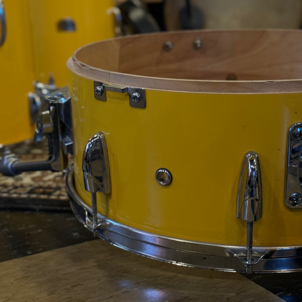 USED Yamaha Rick Marotta Hip Gig Nesting Kit in Tony Williams Yellow - 21x16, 6x10, 7x13, 5x12