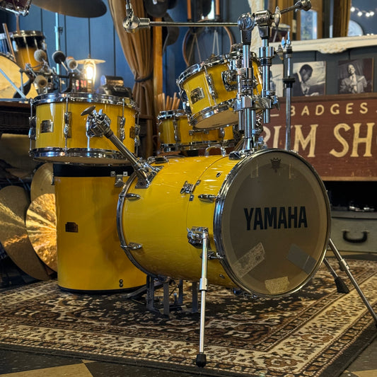USED Yamaha Rick Marotta Hip Gig Nesting Kit in Tony Williams Yellow - 21x16, 6x10, 7x13, 5x12