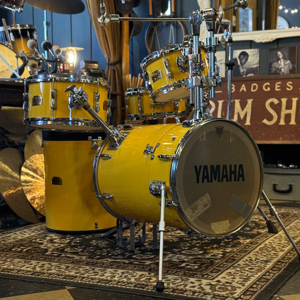 USED Yamaha Rick Marotta Hip Gig Nesting Kit in Tony Williams Yellow - 21x16, 6x10, 7x13, 5x12