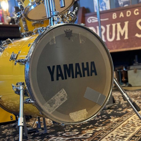 USED Yamaha Rick Marotta Hip Gig Nesting Kit in Tony Williams Yellow - 21x16, 6x10, 7x13, 5x12