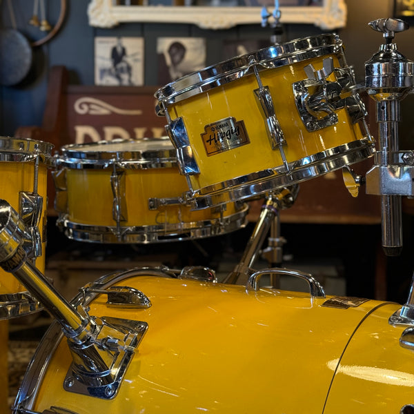 USED Yamaha Rick Marotta Hip Gig Nesting Kit in Tony Williams Yellow - 21x16, 6x10, 7x13, 5x12