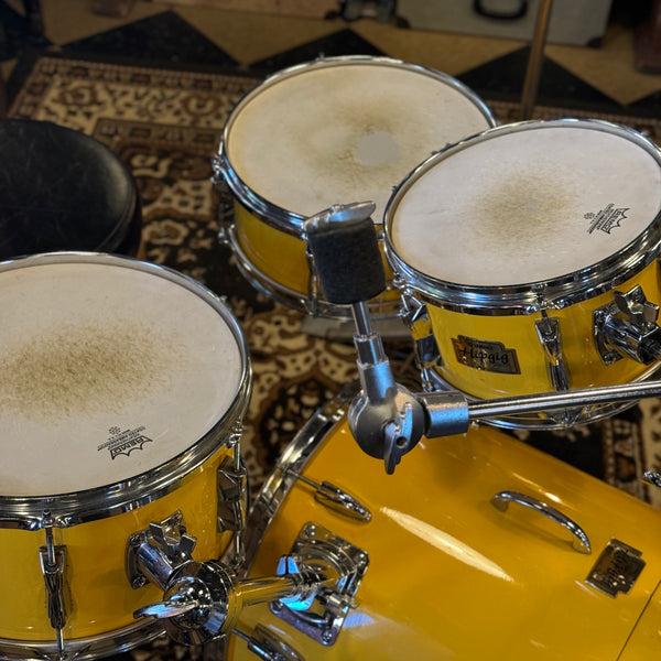 USED Yamaha Rick Marotta Hip Gig Nesting Kit in Tony Williams Yellow - 21x16, 6x10, 7x13, 5x12