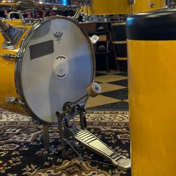 USED Yamaha Rick Marotta Hip Gig Nesting Kit in Tony Williams Yellow - 21x16, 6x10, 7x13, 5x12