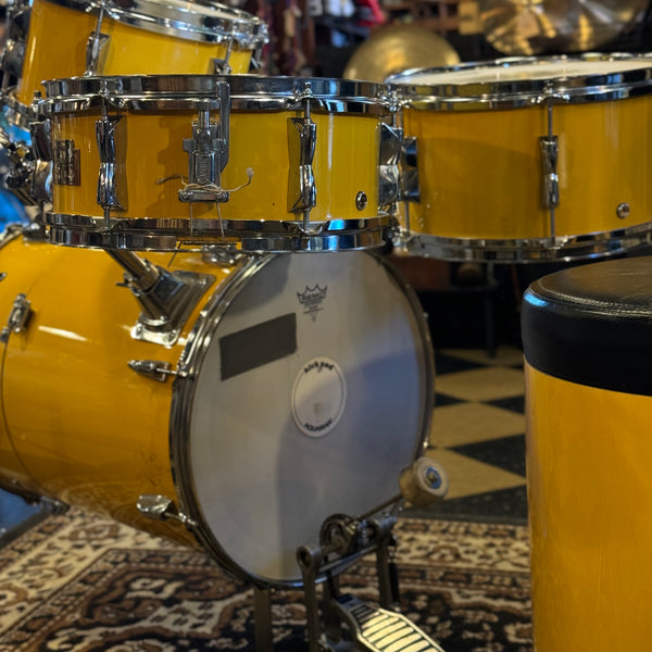 USED Yamaha Rick Marotta Hip Gig Nesting Kit in Tony Williams Yellow - 21x16, 6x10, 7x13, 5x12