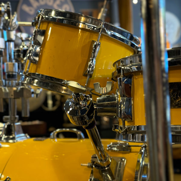 USED Yamaha Rick Marotta Hip Gig Nesting Kit in Tony Williams Yellow - 21x16, 6x10, 7x13, 5x12