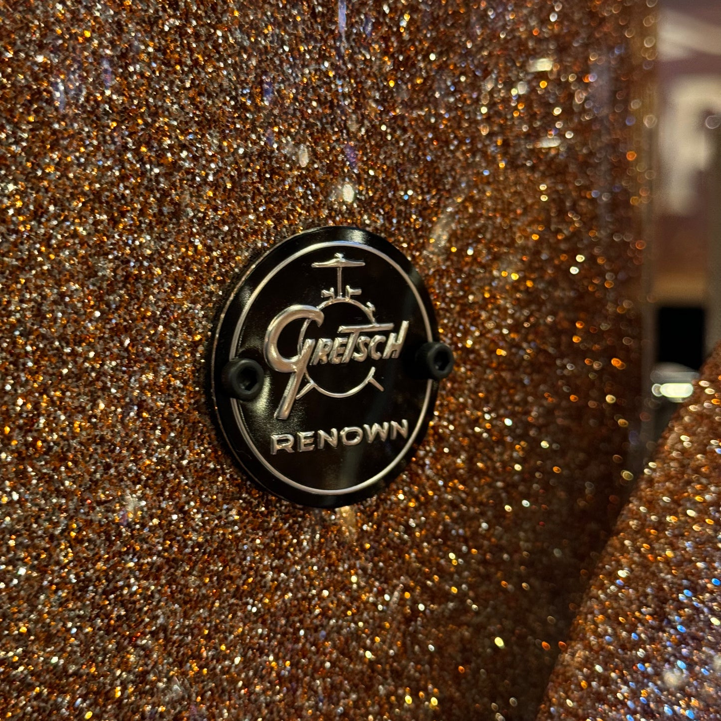 NEW Gretsch Renown 3pc Bop Outfit in Champagne Sparkle Lacquer - 14x18, 8x12, 14x14
