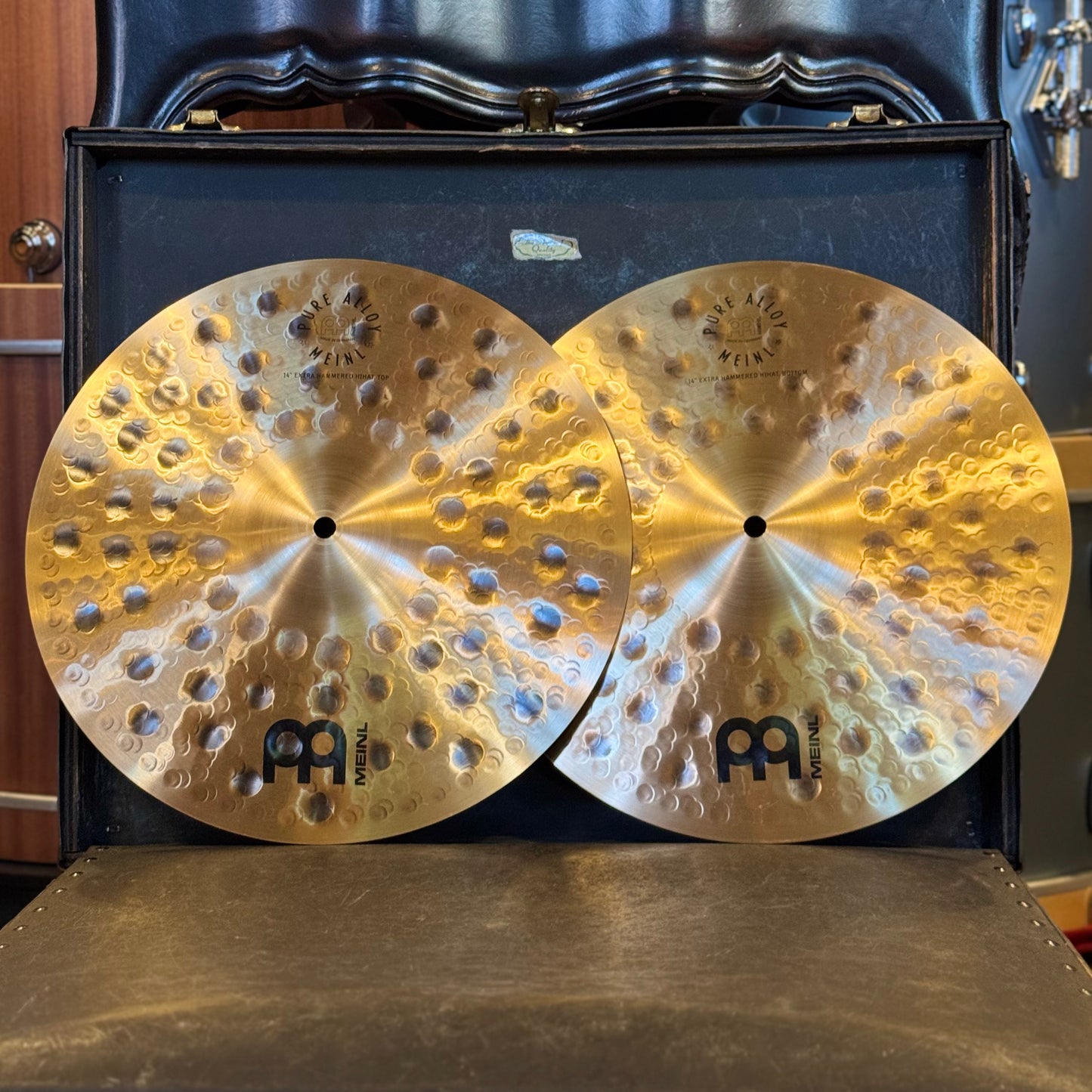 NEW Meinl 14" Pure Alloy Extra Hammered Hi-Hats - 982/1090g