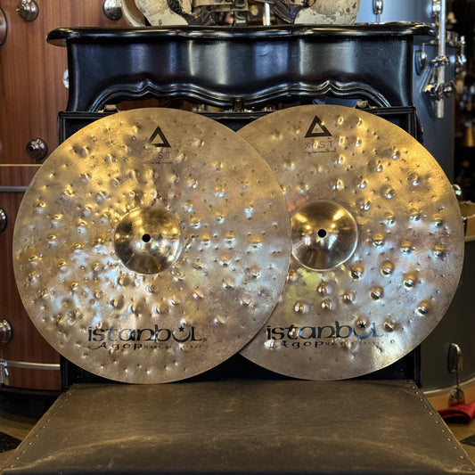 NEW Istanbul Agop 17" Dry Dark Brilliant Hi-Hat Cymbals - 1024/1430g