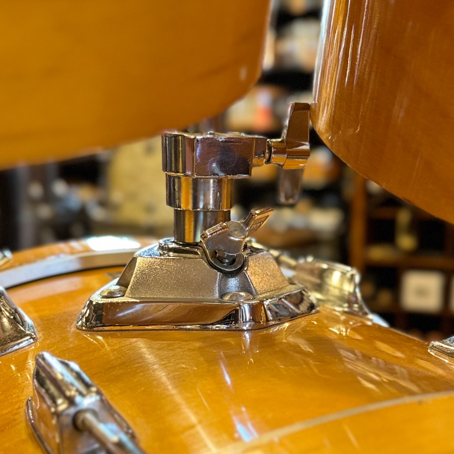 VINTAGE 1980's Tama Super Star Double Bass Drum Set in Natural Gloss - 14x24, 14x24, 8x12, 9x13, 10x14, 12x15, 16x16, 16x18