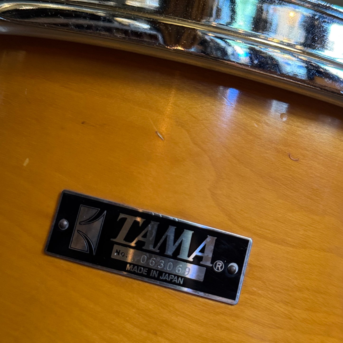 VINTAGE 1980's Tama Super Star Double Bass Drum Set in Natural Gloss - 14x24, 14x24, 8x12, 9x13, 10x14, 12x15, 16x16, 16x18
