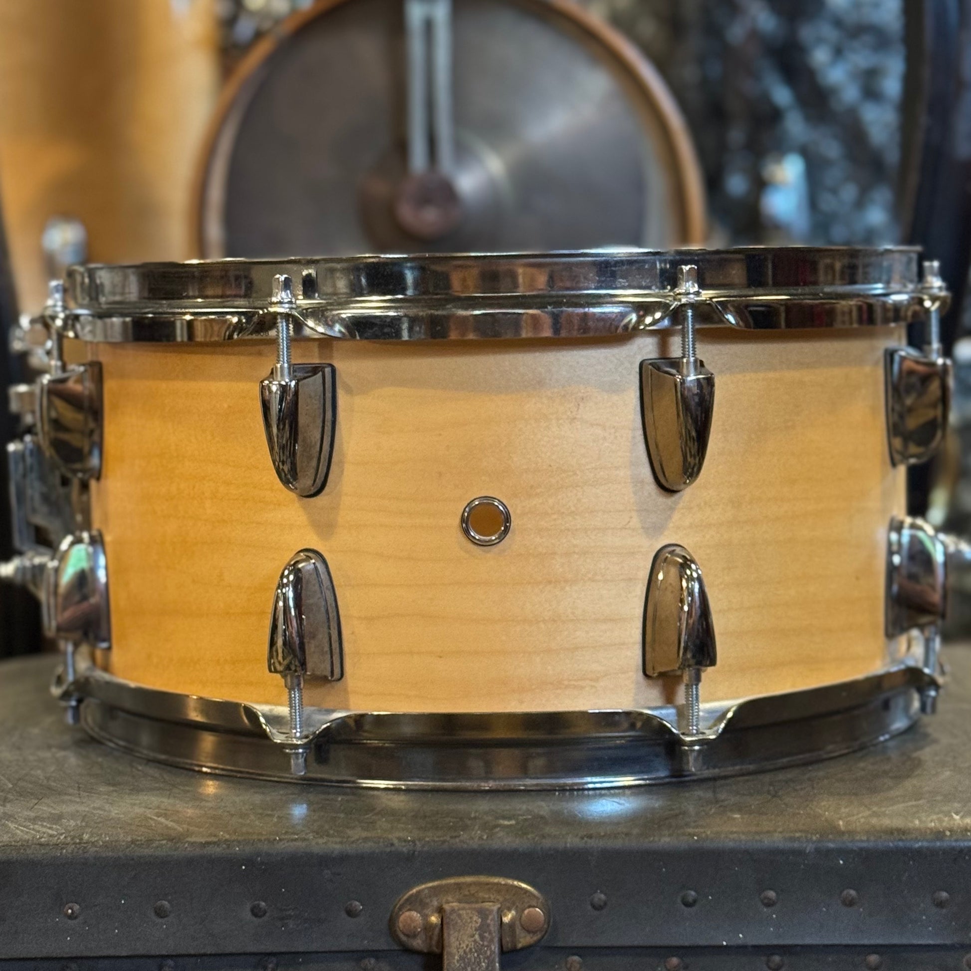 USED Yamaha 6.5x13 Steve Jordan Snare Drum in Satin Natural USED Yamaha 6.5x13 Steve Jordan Snare Drum in Satin Natural