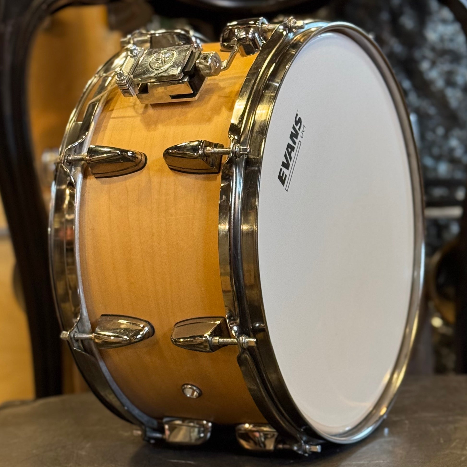 USED Yamaha 6.5x13 Steve Jordan Snare Drum in Satin Natural USED Yamaha 6.5x13 Steve Jordan Snare Drum in Satin Natural