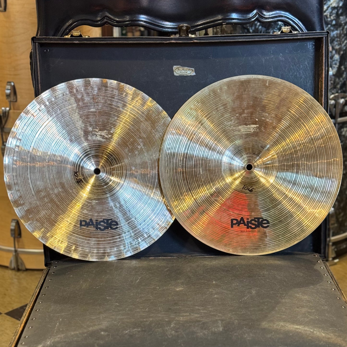 USED Paiste 14" Signature Sound Medium Edge Hi-Hats - 1066/1088g