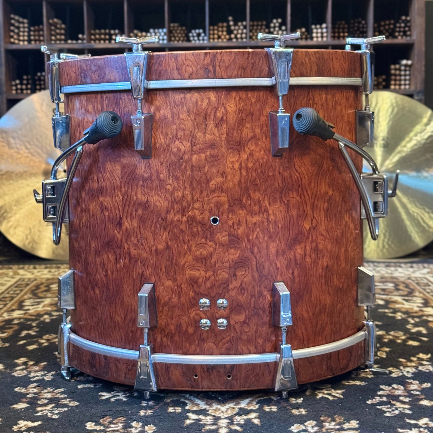 VINTAGE 1980's Sonor 17x20 Signature Horst Link Heavy Beech Shell Bass Drum in African Bubinga