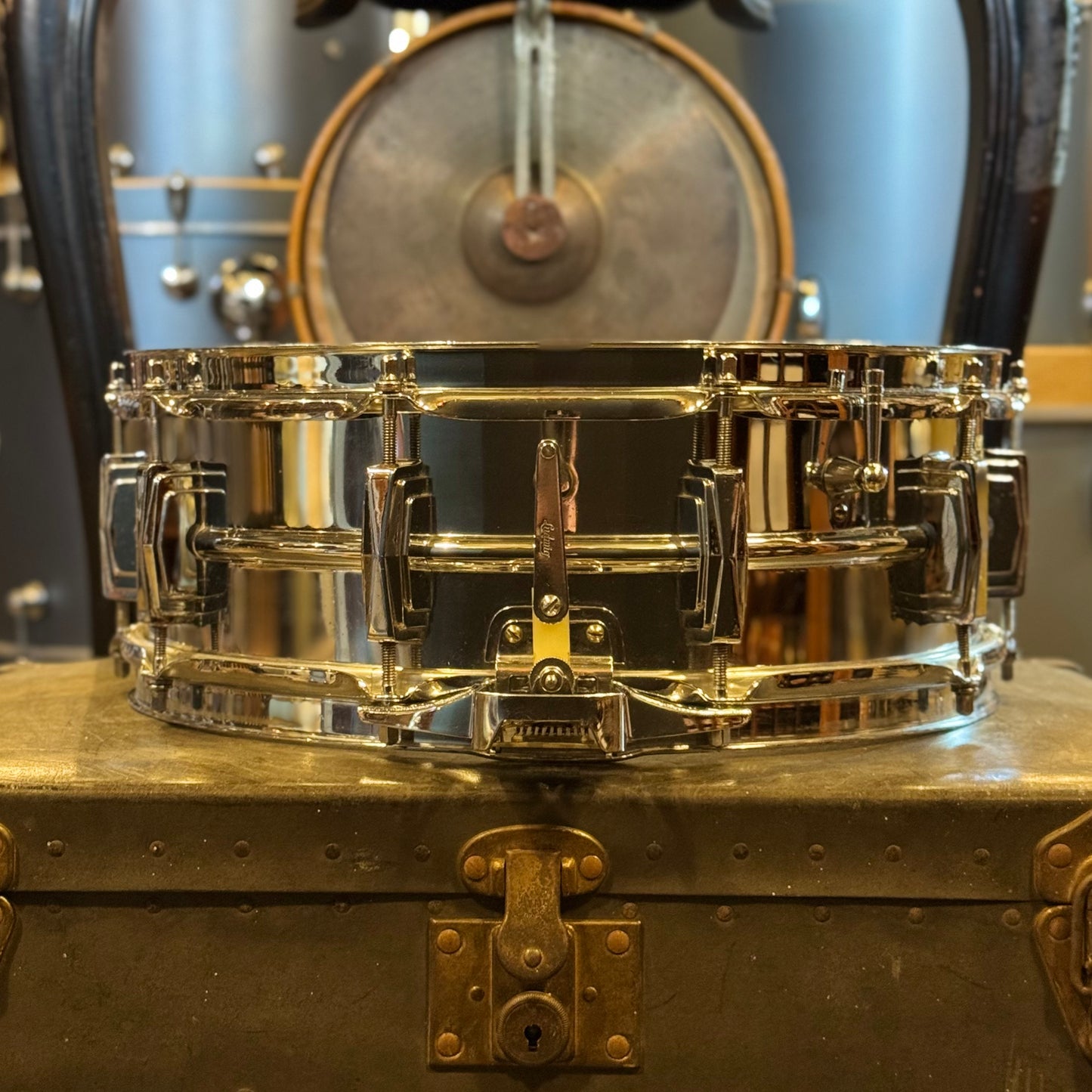 VINTAGE 1960's Ludwig 5x14 Super Sensitive Aluminum Snare Drum