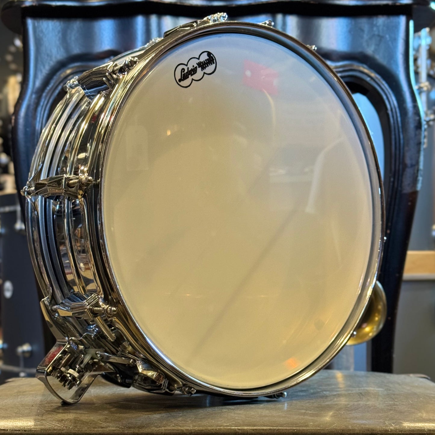 VINTAGE 1960's Ludwig 5x14 Super Sensitive Aluminum Snare Drum