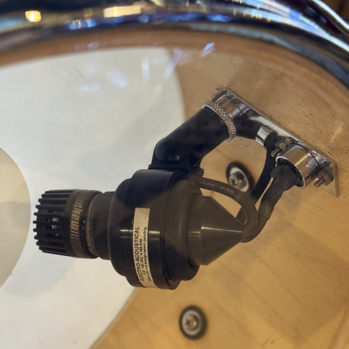 VINTAGE 1980's Sonor 5.75x14 Hilite Snare in Black Diamond