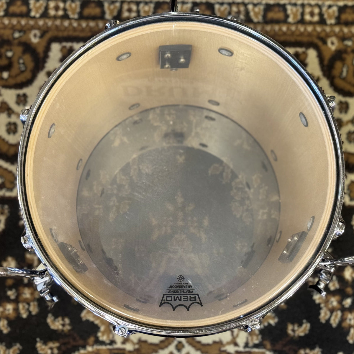 VINTAGE 1980's Sonor 15x16 Hilite Floor Tom in Black Diamond