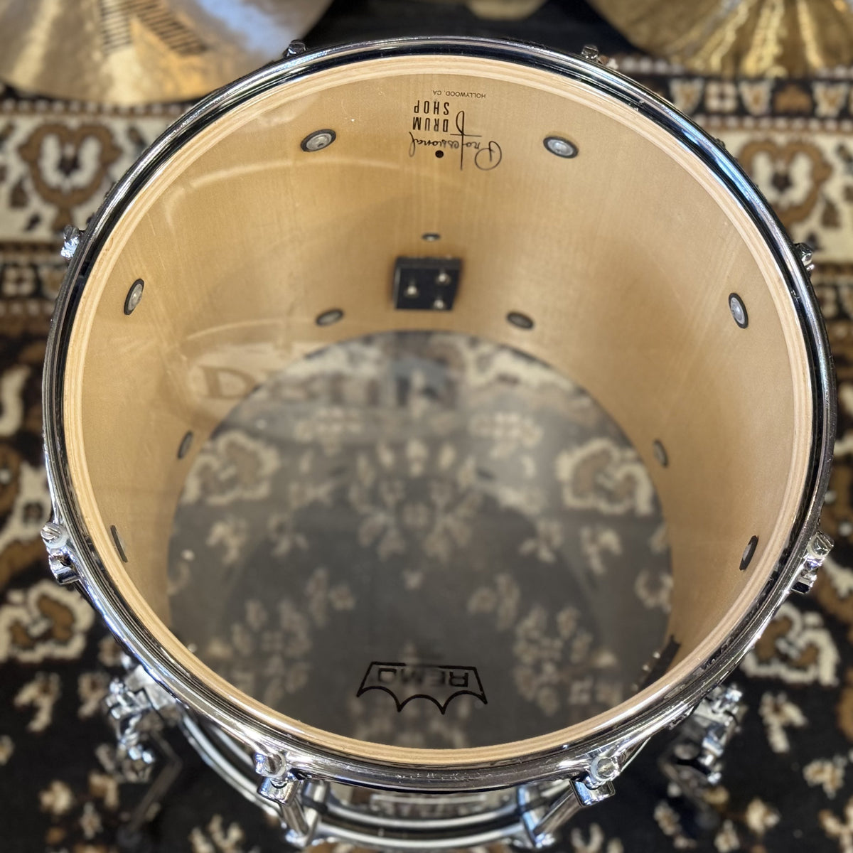 VINTAGE 1980's Sonor 15x16 Hilite Floor Tom in Black Diamond