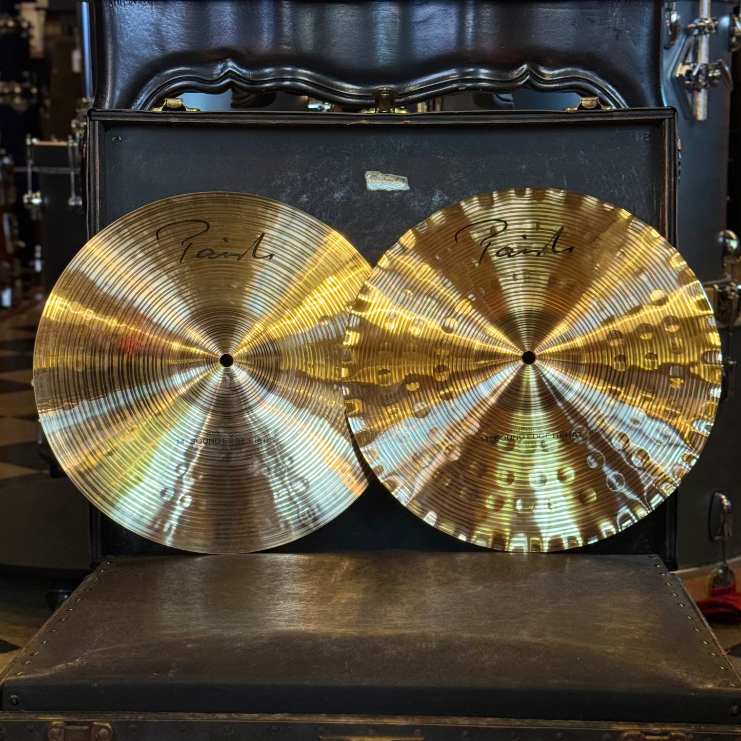 USED Paiste 14" Signature Precision Sound Edge Hi Hats - 924/1082
