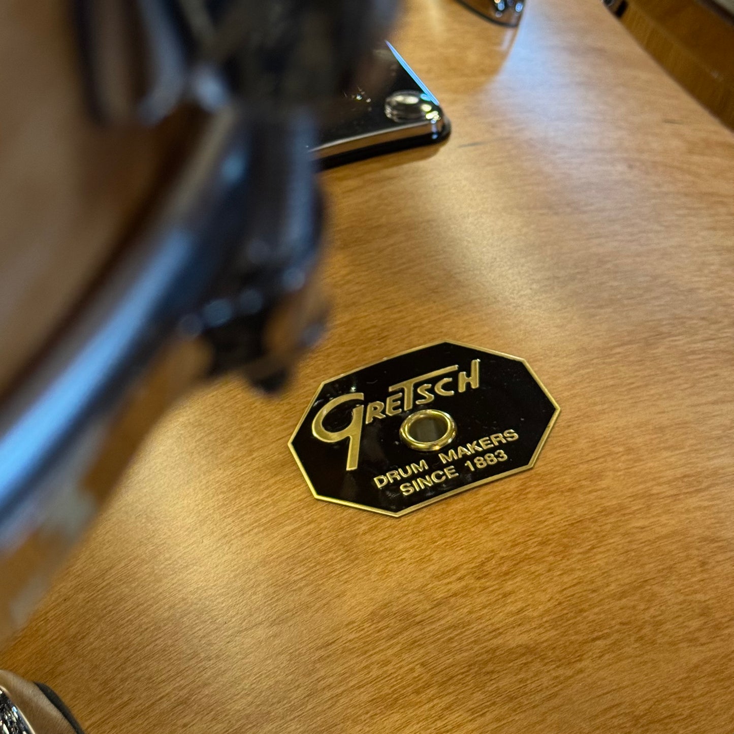 (Custom Order) Gretsch USA Custom in Satin Classic Maple w/ Stop Sign Badges