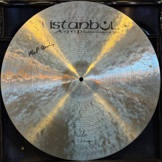 USED Istanbul Agop 21" Mel Lewis Ride - 2198g
