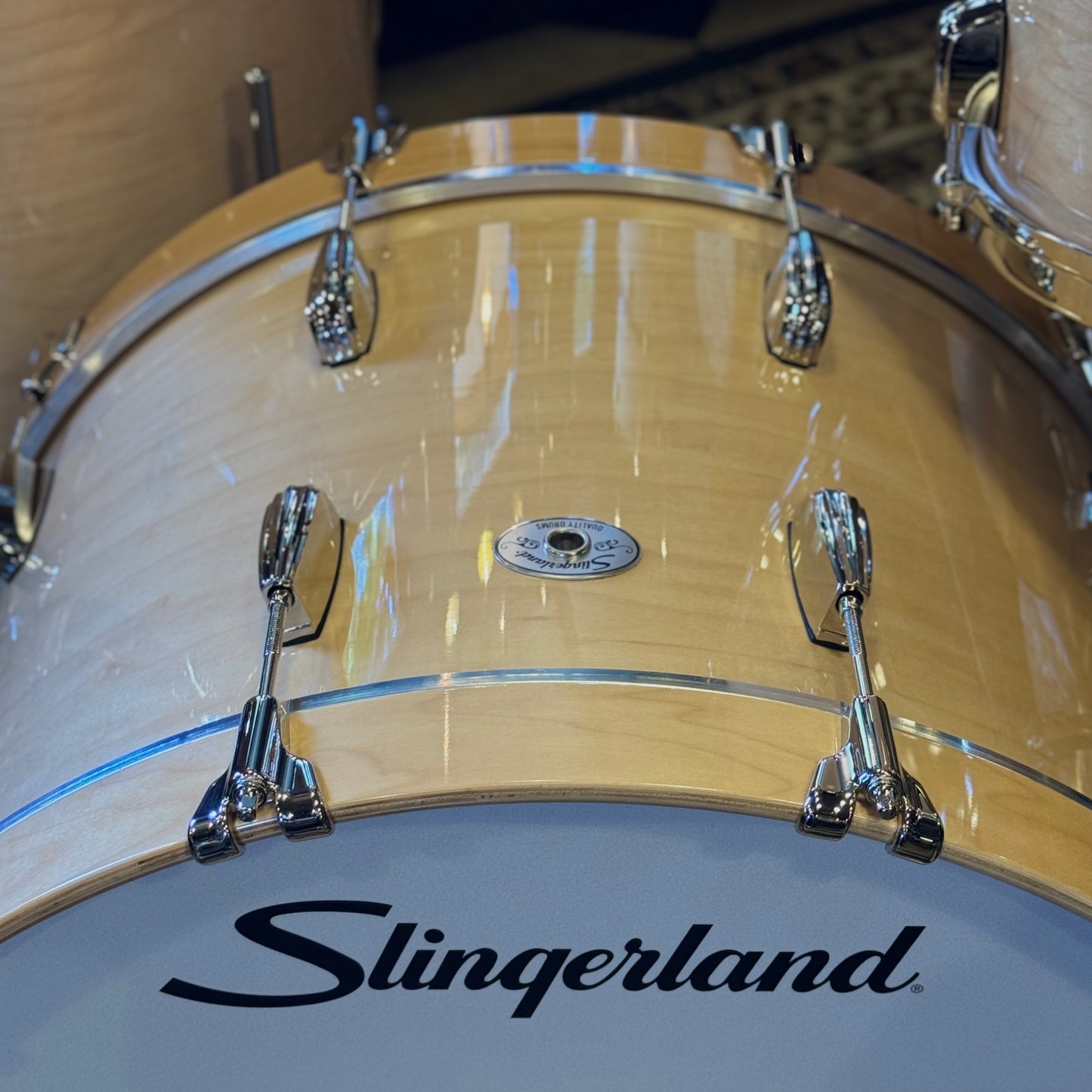 NEW Slingerland Studio King in Ventura Sand Lacquer - 14x22, 9x13, 16x16