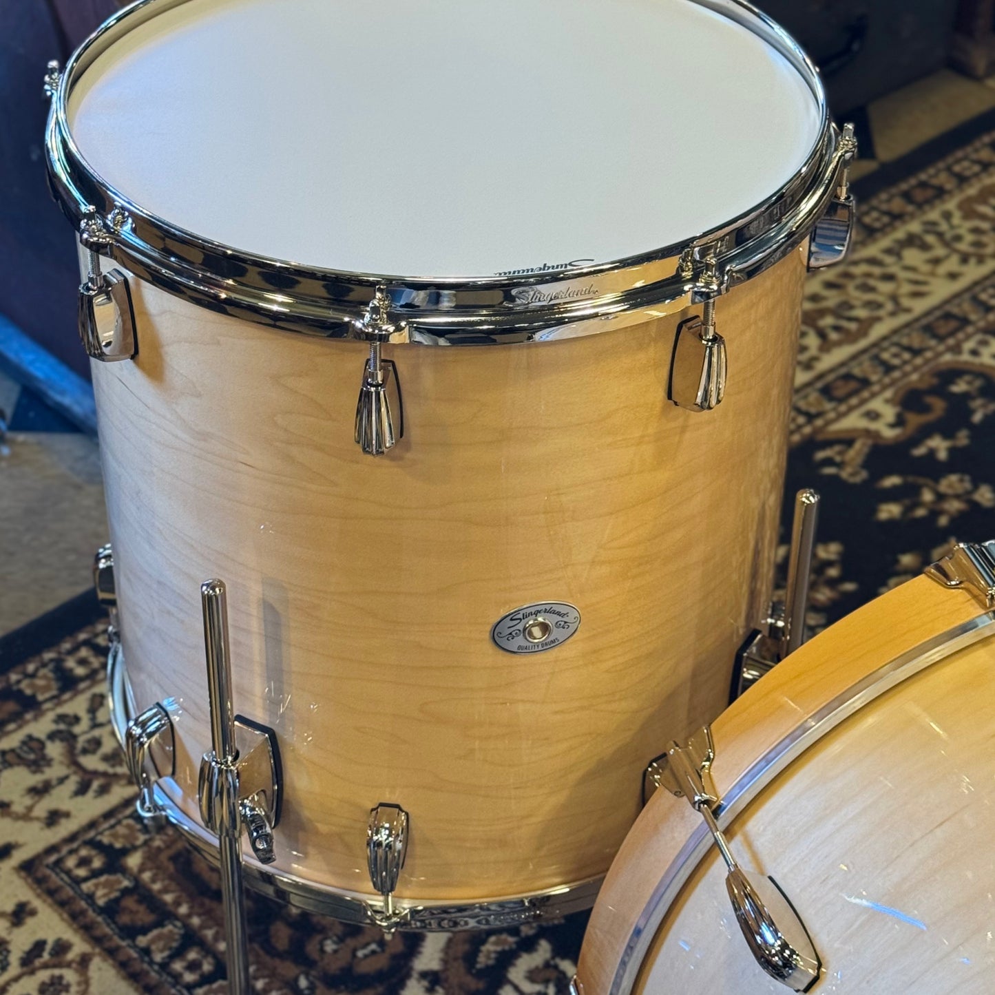 NEW Slingerland Studio King in Ventura Sand Lacquer - 14x22, 9x13, 16x16
