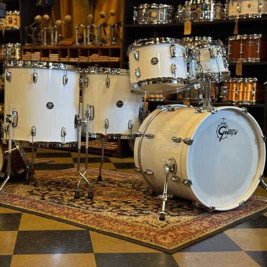 USED Gretsch Renown RN2 in Piano White Gloss - 16x20, 7x10, 8x12, 14x14, 16x16