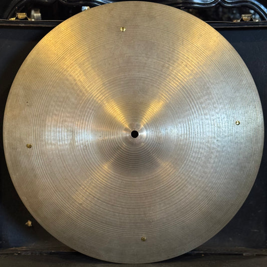 VINTAGE 1960's A. Zildjian 18" Sizzle Crash w/ Four Rivets - 1422g