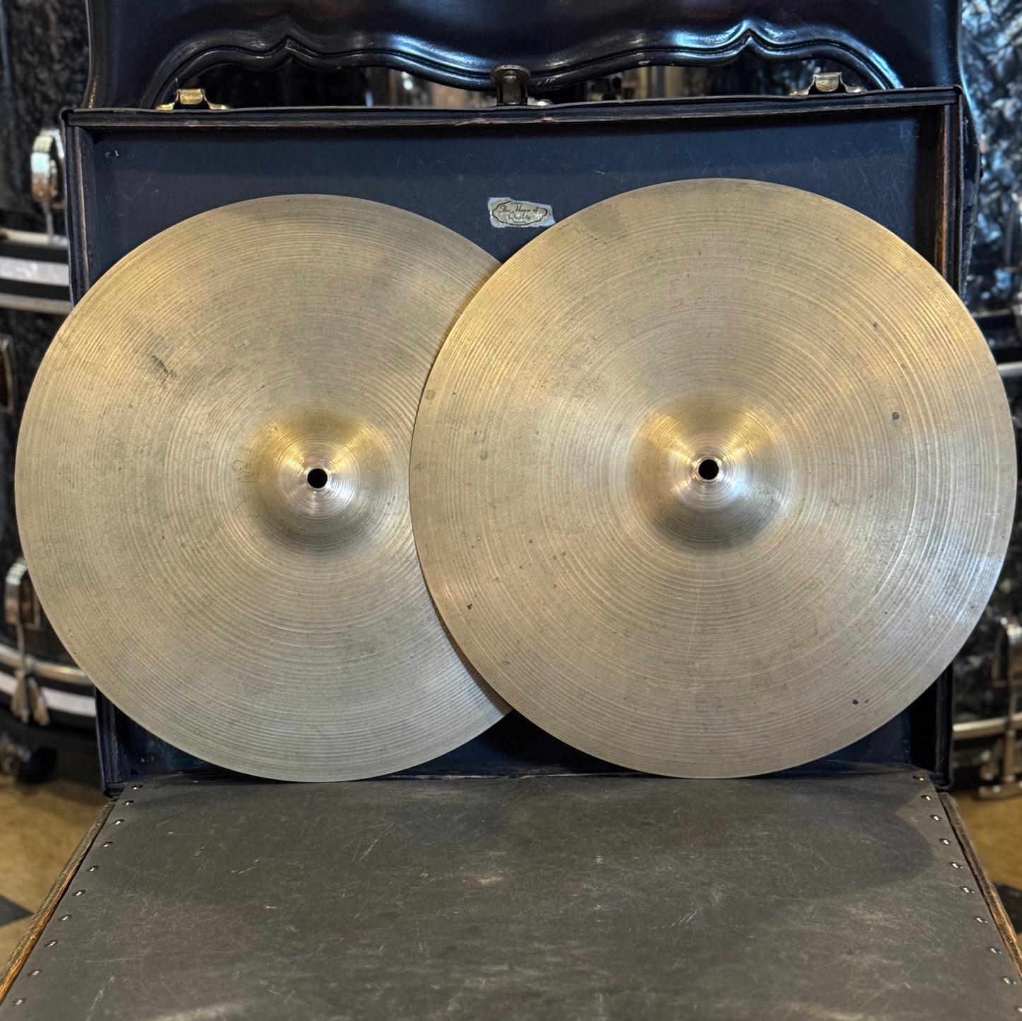 VINTAGE 1960's A. ZIldjian 15" Hi-Hats - 986/1029g