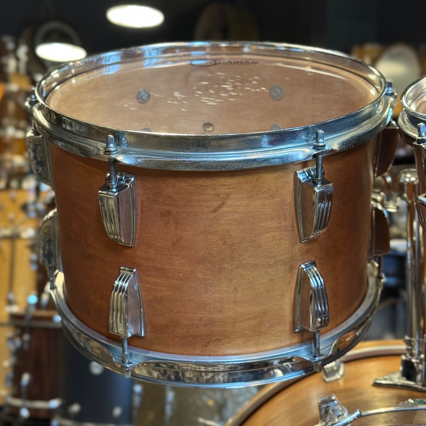 VINTAGE 1970's Ludwig Hollywood Outfit in Satin Natural - 14x22, 8x12, 9x13, 16x16