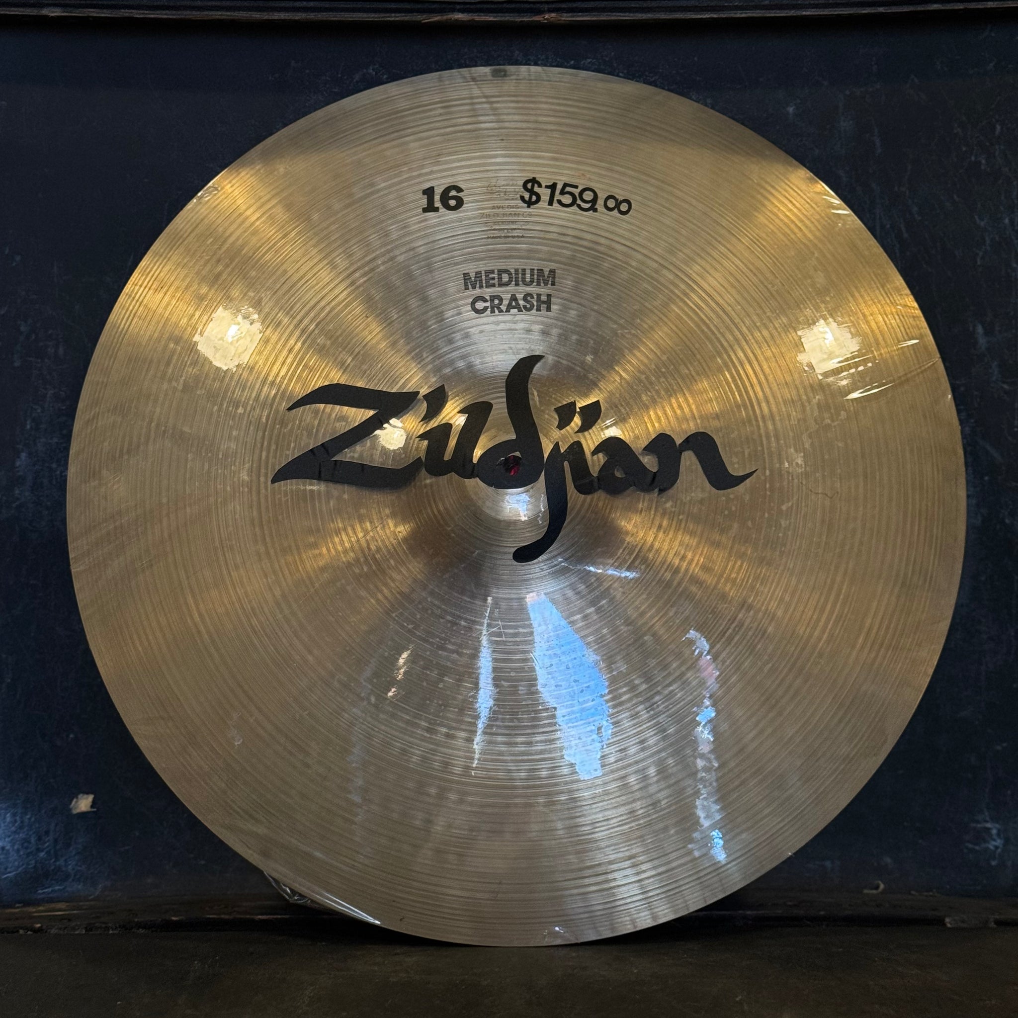 NEW OLD STOCK 1980's Zildjian 16" A. ZIldjian Medium Crash - 1150g