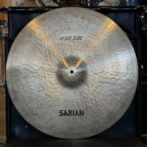 VINTAGE 1980's Sabian 21" HH Heavy Ride Cymbal - 3234g