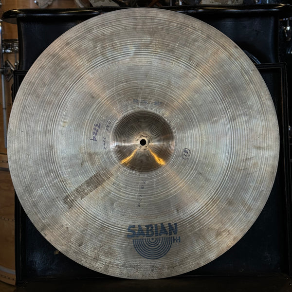 VINTAGE 1980's Sabian 21" HH Heavy Ride Cymbal - 3234g