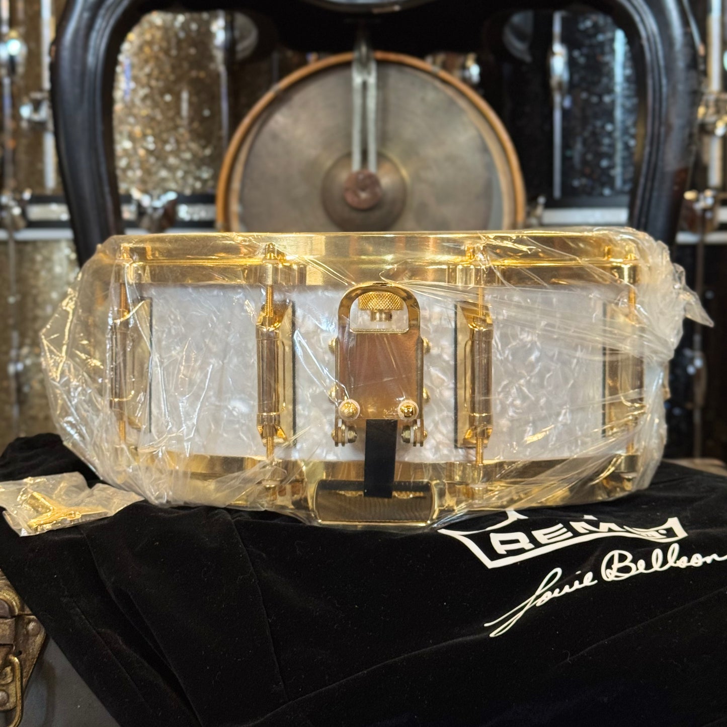 NEW OLD STOCK 1999 Remo 5.5x14 Limited Edition Louie Bellson Signature Snare Drum