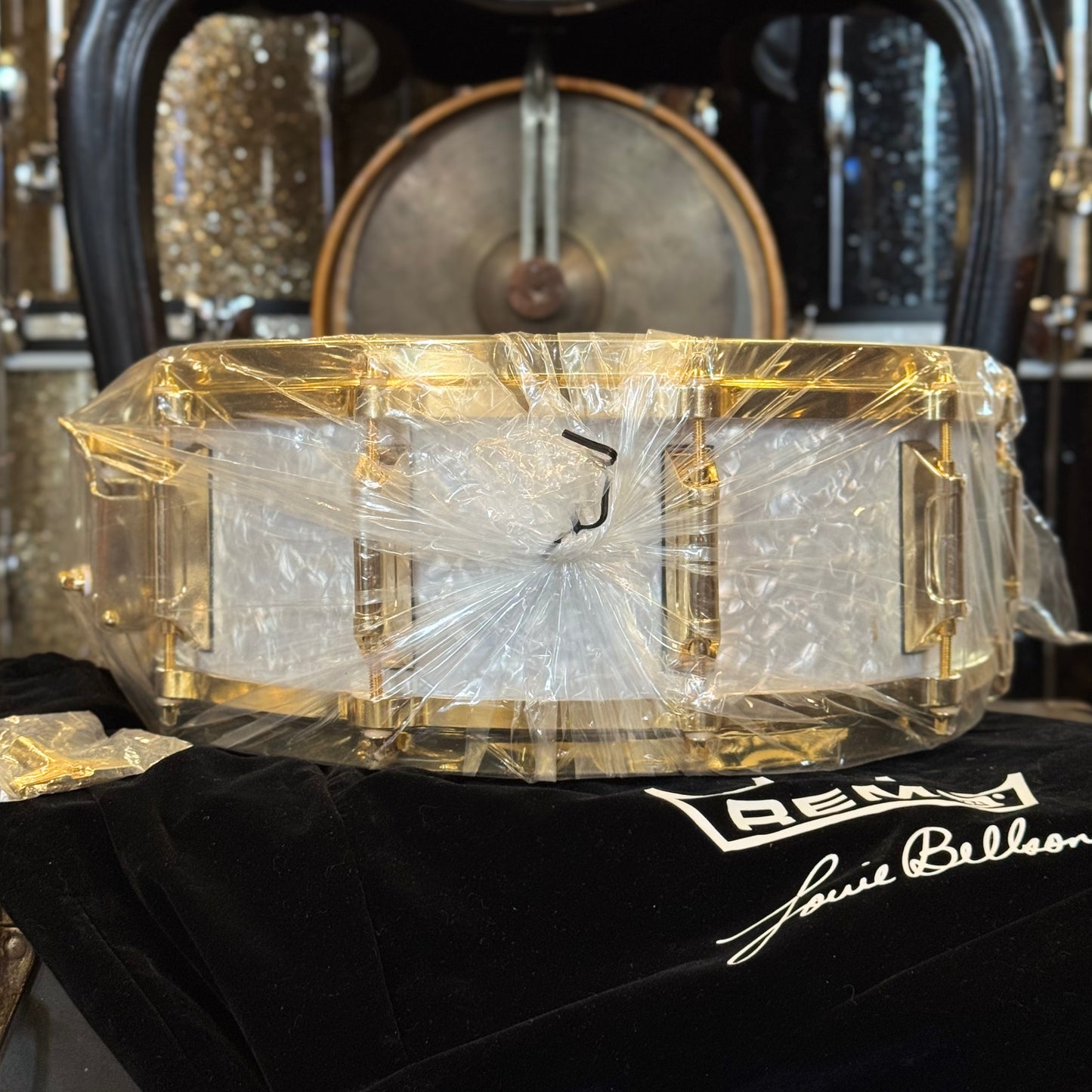 NEW OLD STOCK 1999 Remo 5.5x14 Limited Edition Louie Bellson Signature Snare Drum