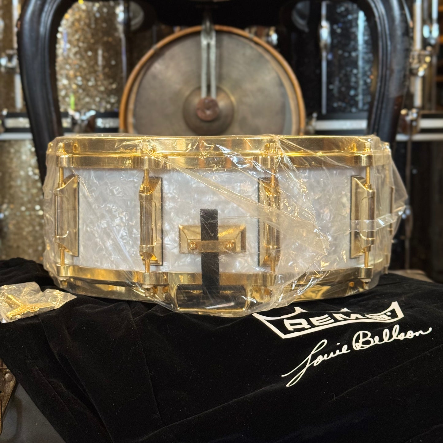 NEW OLD STOCK 1999 Remo 5.5x14 Limited Edition Louie Bellson Signature Snare Drum