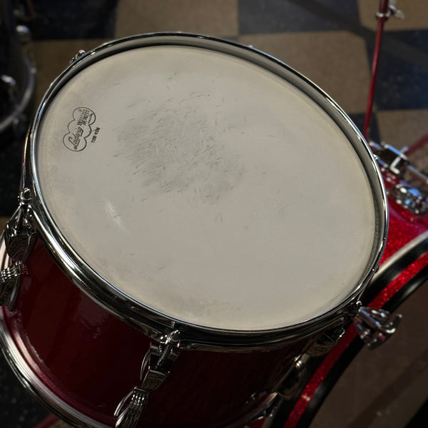 VINTAGE 1968 Ludwig Super Beat Outfit in Red Sparkle w/ Matching Serial LM400 Supraphonic - 14x20, 9x13, 16x16, 5x14