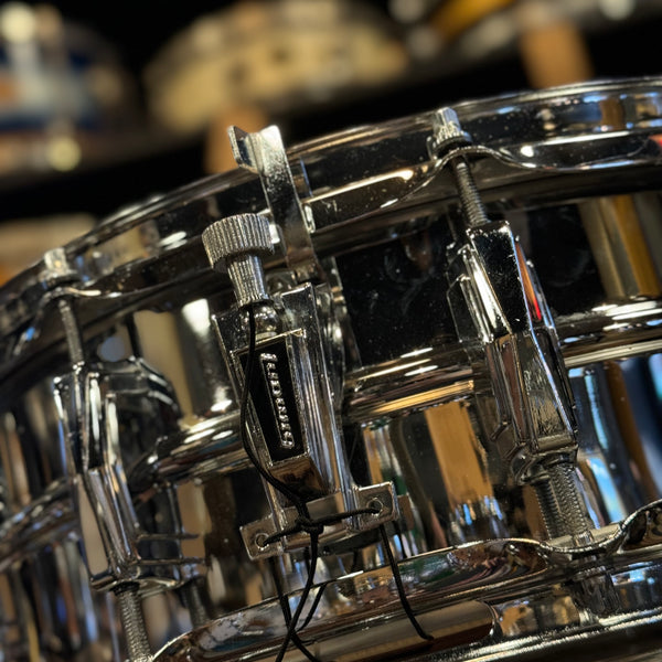 VINTAGE 1976 Ludwig Vistalite in Black w/ Matching LM400 Supraphonic - 14x22, 8x12, 9x13, 16x16, 5x14