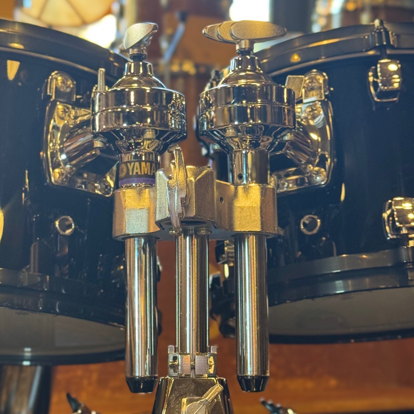 LIMITED EDITION Yamaha No. 35/100 Steve Gadd 30th Anniversary Drum Set in Piano Black Gloss w/ Steve Gadd Snare Drum - 14x22,