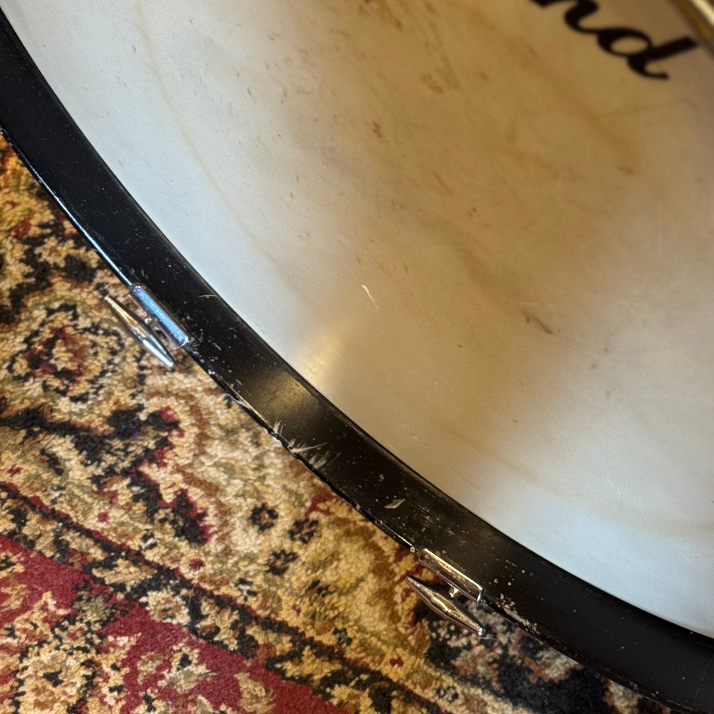 VINTAGE 1960's Slingerland Modern Jazz Outfit in Pink Champagne Sparkle - 14x20, 8x12, 14x14