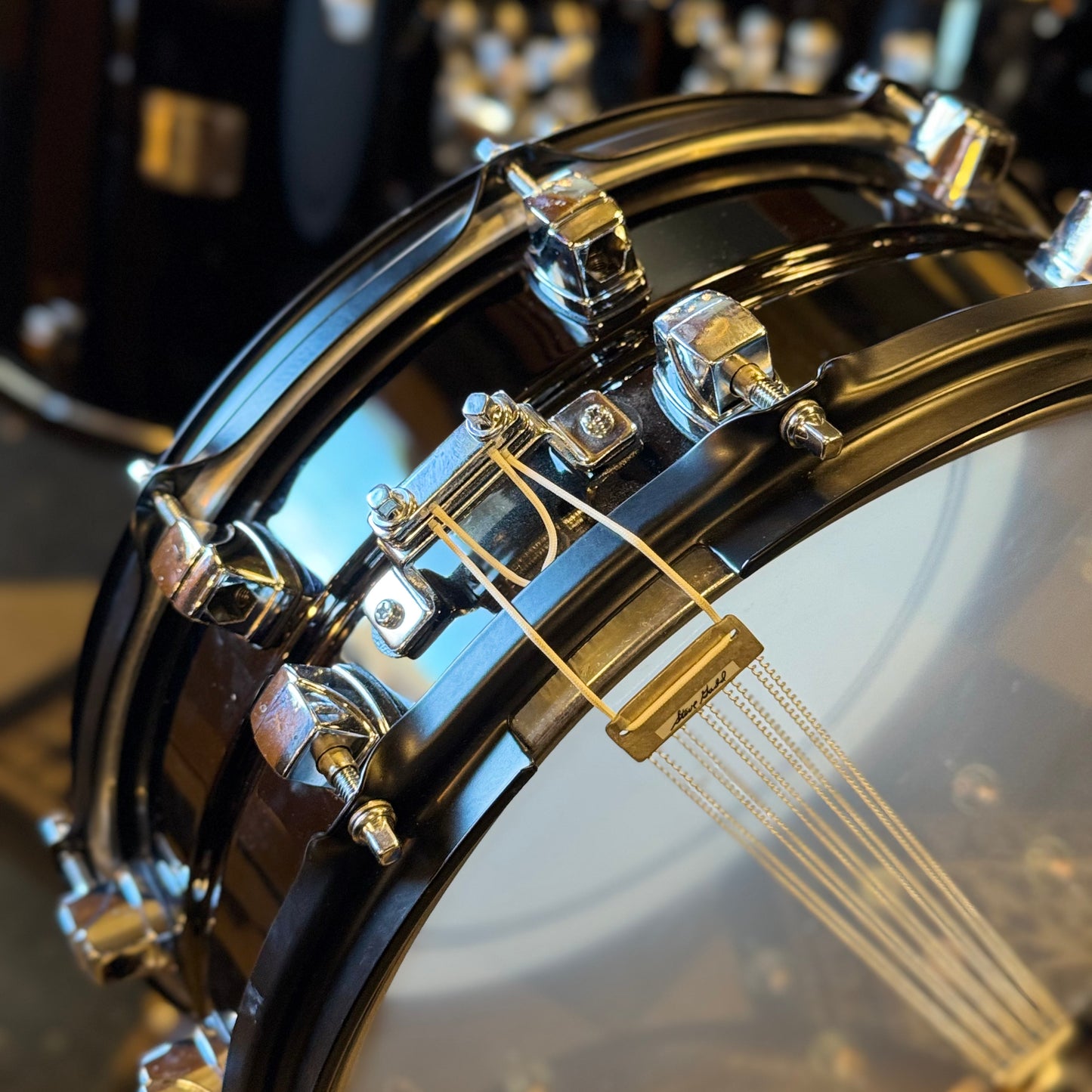 LIMITED EDITION Yamaha No. 35/100 Steve Gadd 30th Anniversary Drum Set in Piano Black Gloss w/ Steve Gadd Snare Drum - 14x22,
