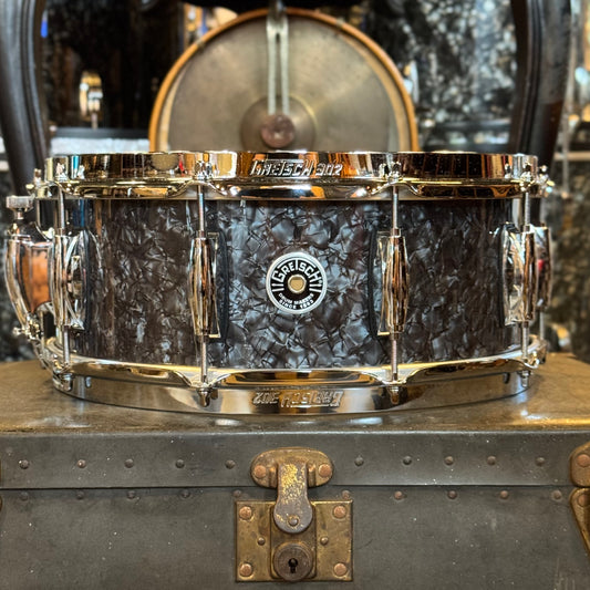 NEW Gretsch 5.5x14 Brooklyn Snare Drum in Deep Black Marine Pearl