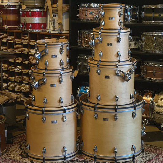 USED Mid 90's Ayotte Custom Series in Natural Satin Maple - 18x22, 16x18, 14x16, 12x14, 10x12, 9x10, 8x8