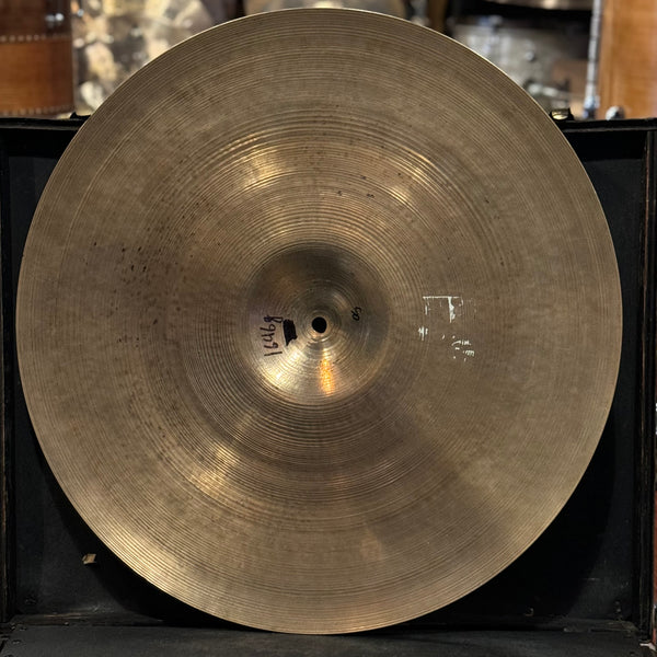 VINTAGE 1950's A. ZIldjian 20" Small Stamp Thin Ride - 1646