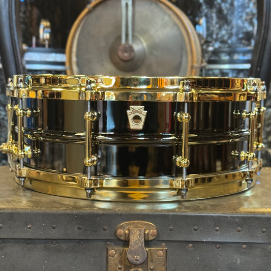 NEW Ludwig 5x14 Black Beauty Snare Drum with Brass Hardware and Tube Lugs