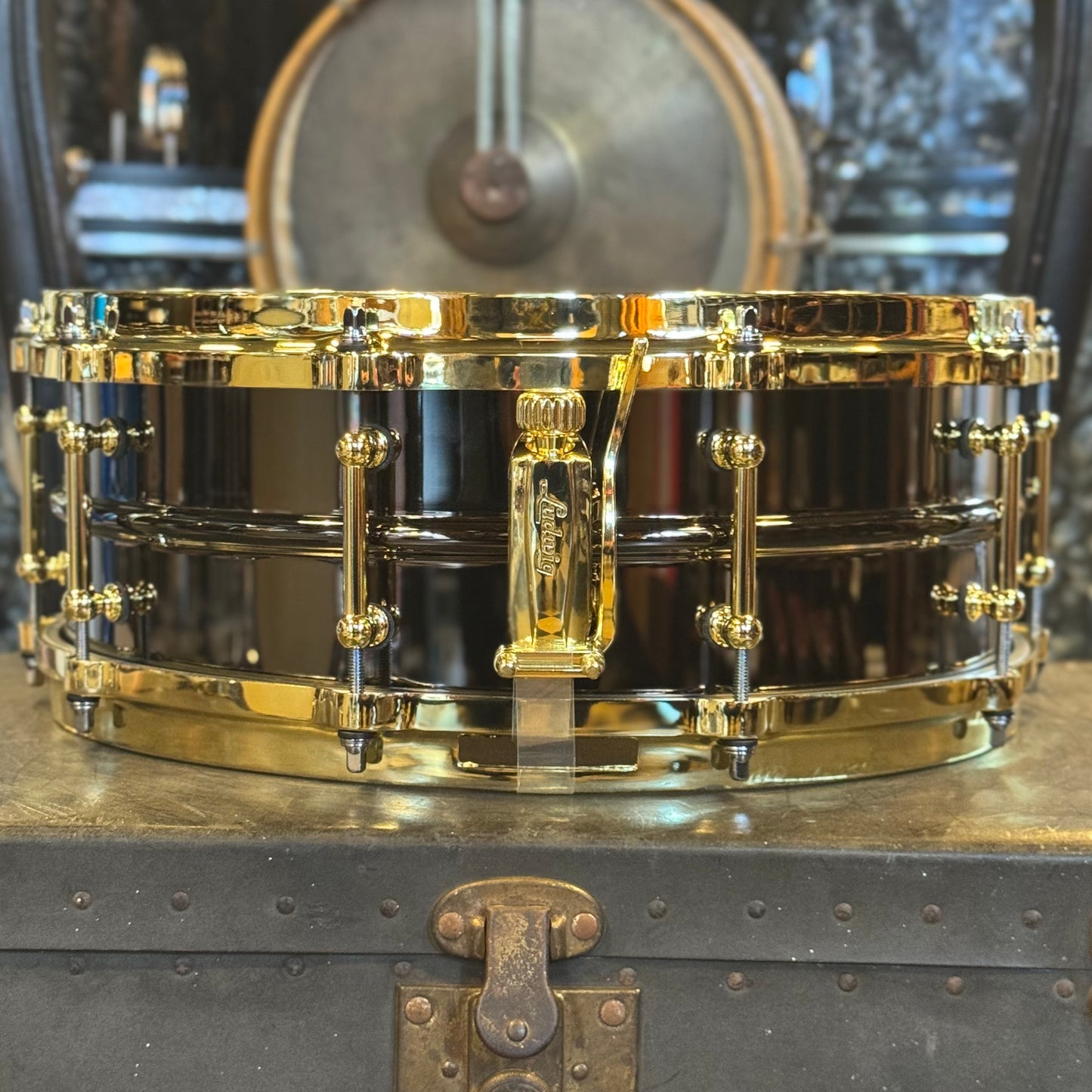 NEW Ludwig 5x14 Black Beauty Snare Drum with Brass Hardware and Tube Lugs