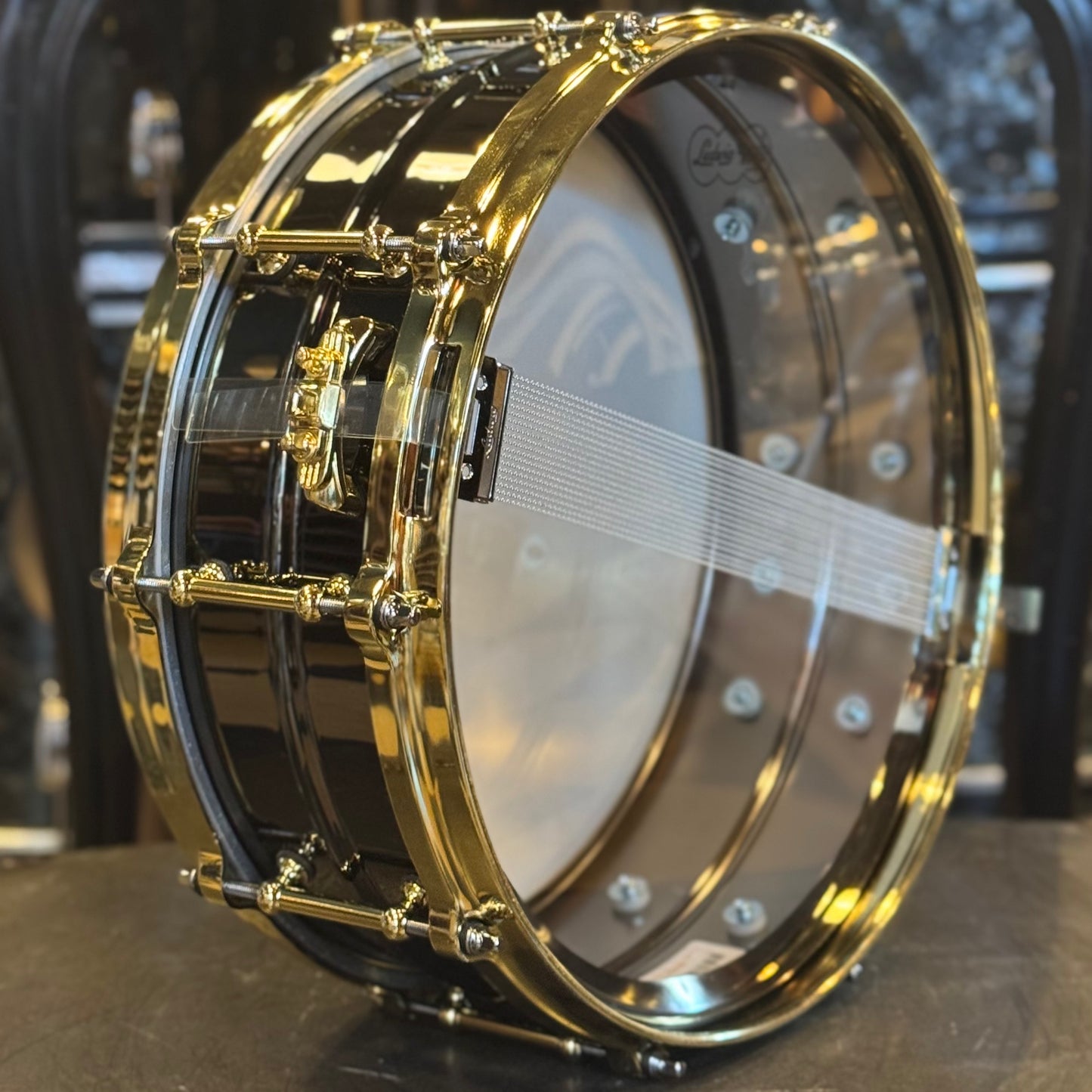 NEW Ludwig 5x14 Black Beauty Snare Drum with Brass Hardware and Tube Lugs