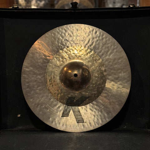 USED Zildjian 15" K Custom Hybrid Crash Cymbal (Cracked) - 916g